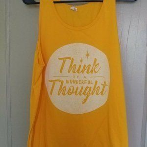 Disney Peter Pan Theme Tank Top Women's Medium